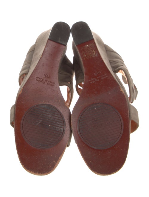 Chie Mihara Suede Slingback Sandals