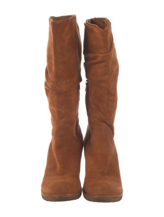 Chie Mihara Suede Slouch Boots