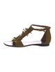 Chie Mihara Suede T-Strap Sandals