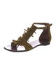 Chie Mihara Suede T-Strap Sandals