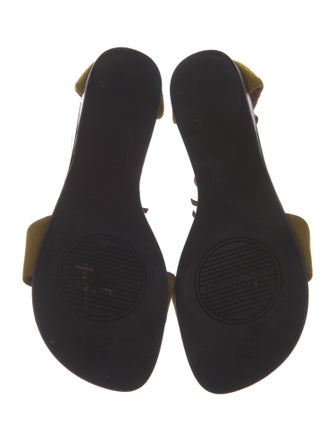 Chie Mihara Suede T-Strap Sandals