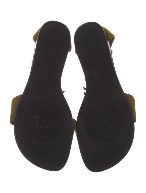 Chie Mihara Suede T-Strap Sandals