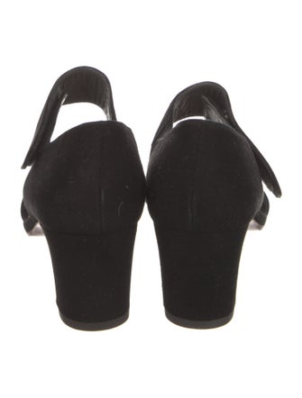 Chie Mihara Suede D'Orsay Pumps