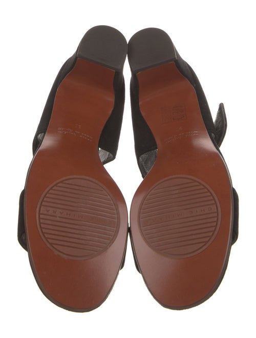 Chie Mihara Suede D'Orsay Pumps