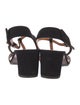Prada Chie Mihara Suede T-Strap Sandals