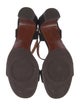 Prada Chie Mihara Suede T-Strap Sandals