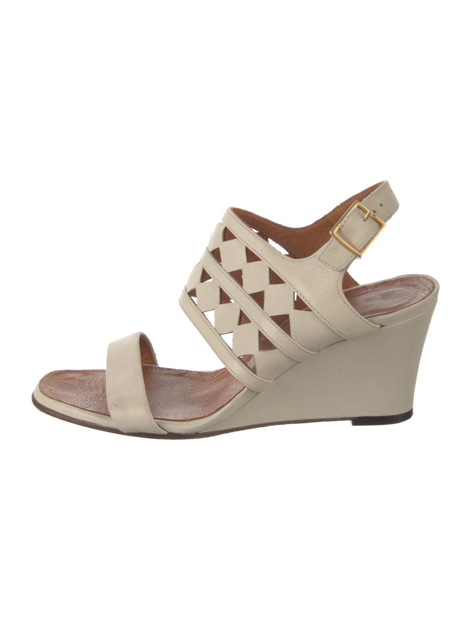 Chie Mihara Leather Slingback Sandals