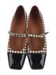 Chie Mihara Embossed Leather Printed Mary Jane Flats