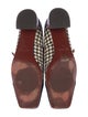 Chie Mihara Embossed Leather Printed Mary Jane Flats