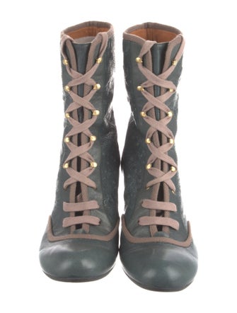 Chie Mihara Leather Combat Boots