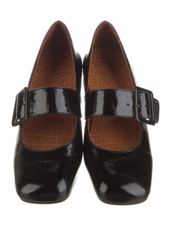 Chie Mihara Patent Leather Mary Jane Flats