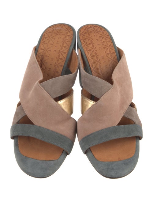 Chie Mihara Suede Slides