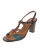 Chie Mihara Leather T-Strap Sandals