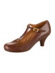 Chie Mihara Leather T-Strap Pumps