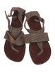 Chie Mihara Leather Slingback Sandals