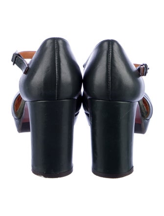 Chie Mihara Leather D'Orsay Pumps