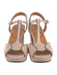 Chie Mihara Leather T-Strap Sandals