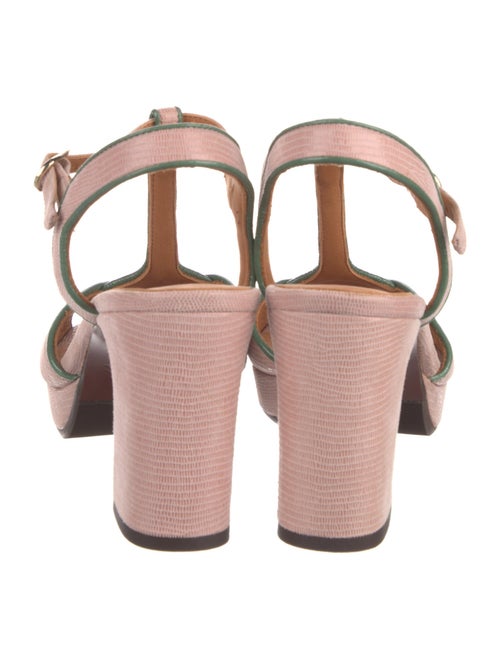 Chie Mihara Leather T-Strap Sandals