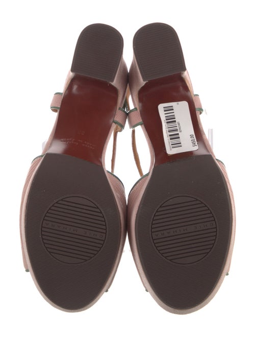 Chie Mihara Leather T-Strap Sandals