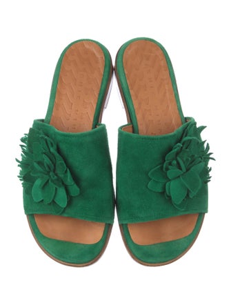 Chie Mihara Suede Slides