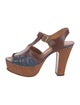 Chie Mihara Leather T-Strap Sandals