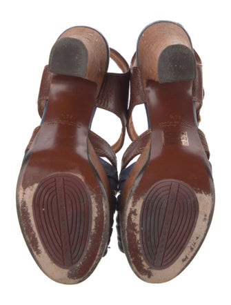 Chie Mihara Leather T-Strap Sandals