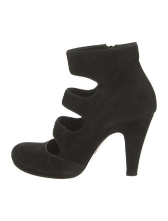 Chie Mihara Suede Lace-Up Boots