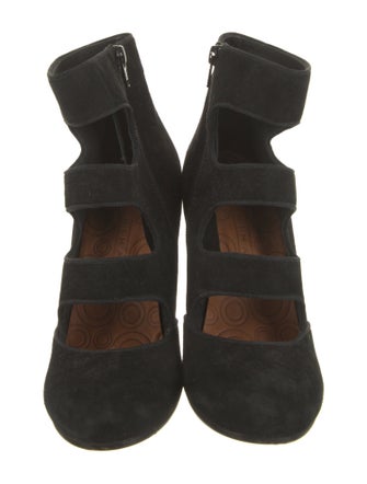 Chie Mihara Suede Lace-Up Boots