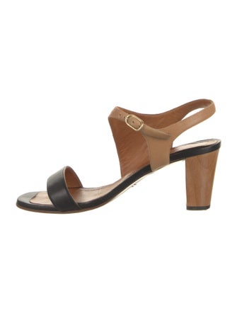 Chie Mihara Leather Slingback Sandals