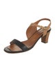 Chie Mihara Leather Slingback Sandals