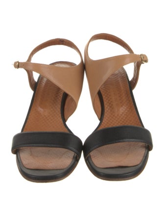 Chie Mihara Leather Slingback Sandals