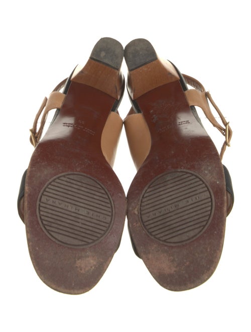 Chie Mihara Leather Slingback Sandals