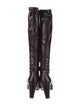 Chie Mihara Patent Leather Lace-Up Boots