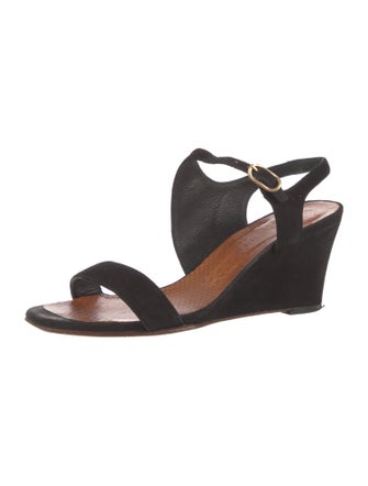 Chie Mihara Suede Slingback Sandals