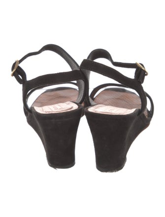 Chie Mihara Suede Slingback Sandals