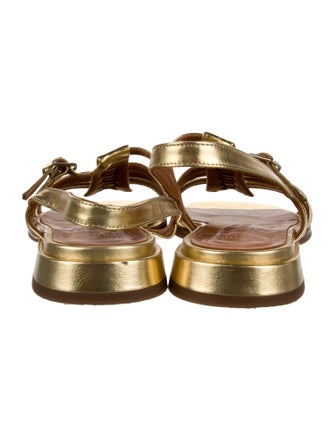 Chie Mihara Leather Slingback Sandals