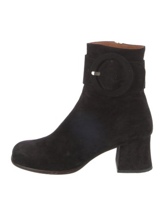 Chie Mihara Suede Bow Accents Boots