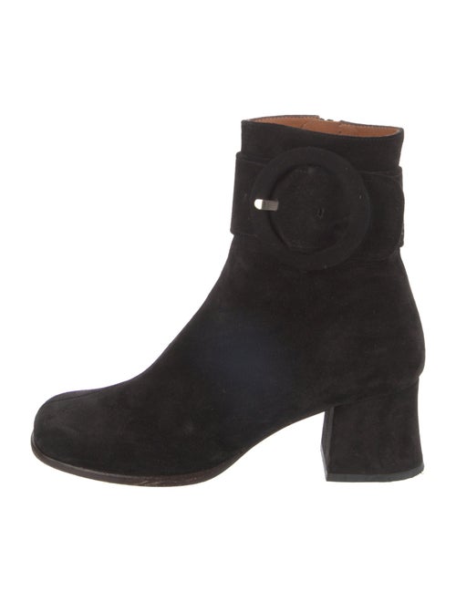Chie Mihara Suede Bow Accents Boots