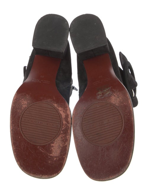 Chie Mihara Suede Bow Accents Boots