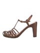 Chie Mihara Leather T-Strap Sandals