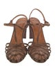 Chie Mihara Leather T-Strap Sandals