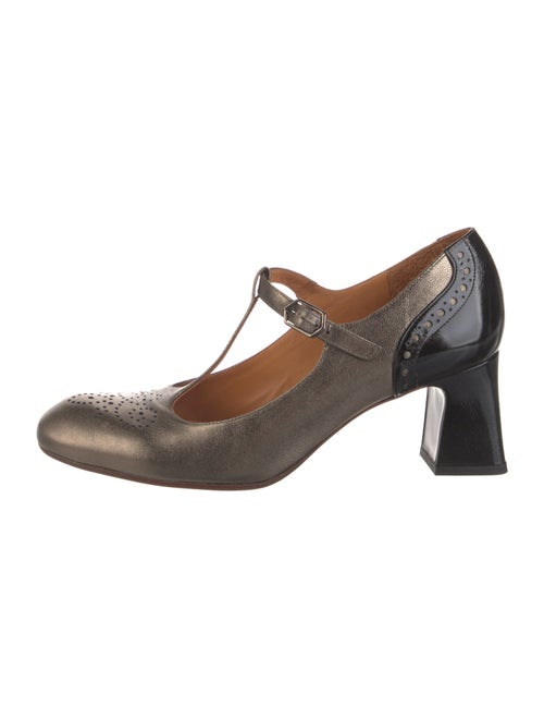 Chie Mihara Leather T-Strap Pumps