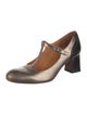 Chie Mihara Leather T-Strap Pumps