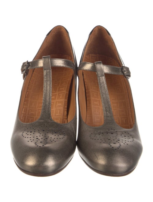 Chie Mihara Leather T-Strap Pumps