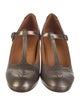 Chie Mihara Leather T-Strap Pumps
