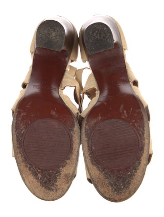 Chie Mihara Leather T-Strap Sandals