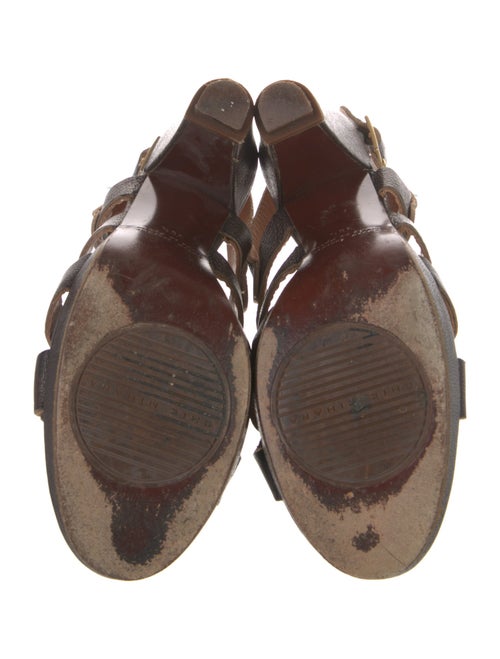 Chie Mihara Leather Slingback Sandals