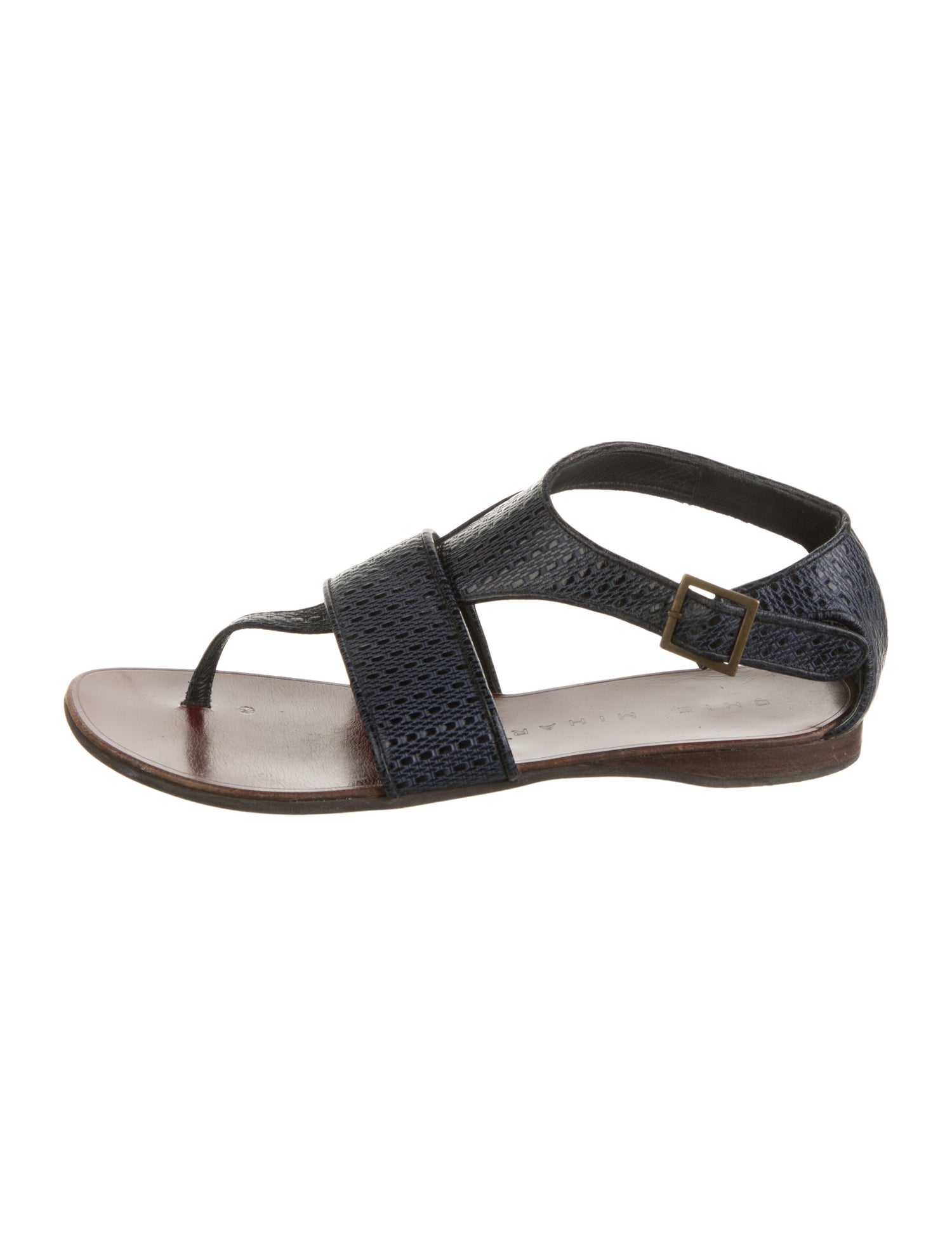 Chie Mihara Leather T-Strap Sandals