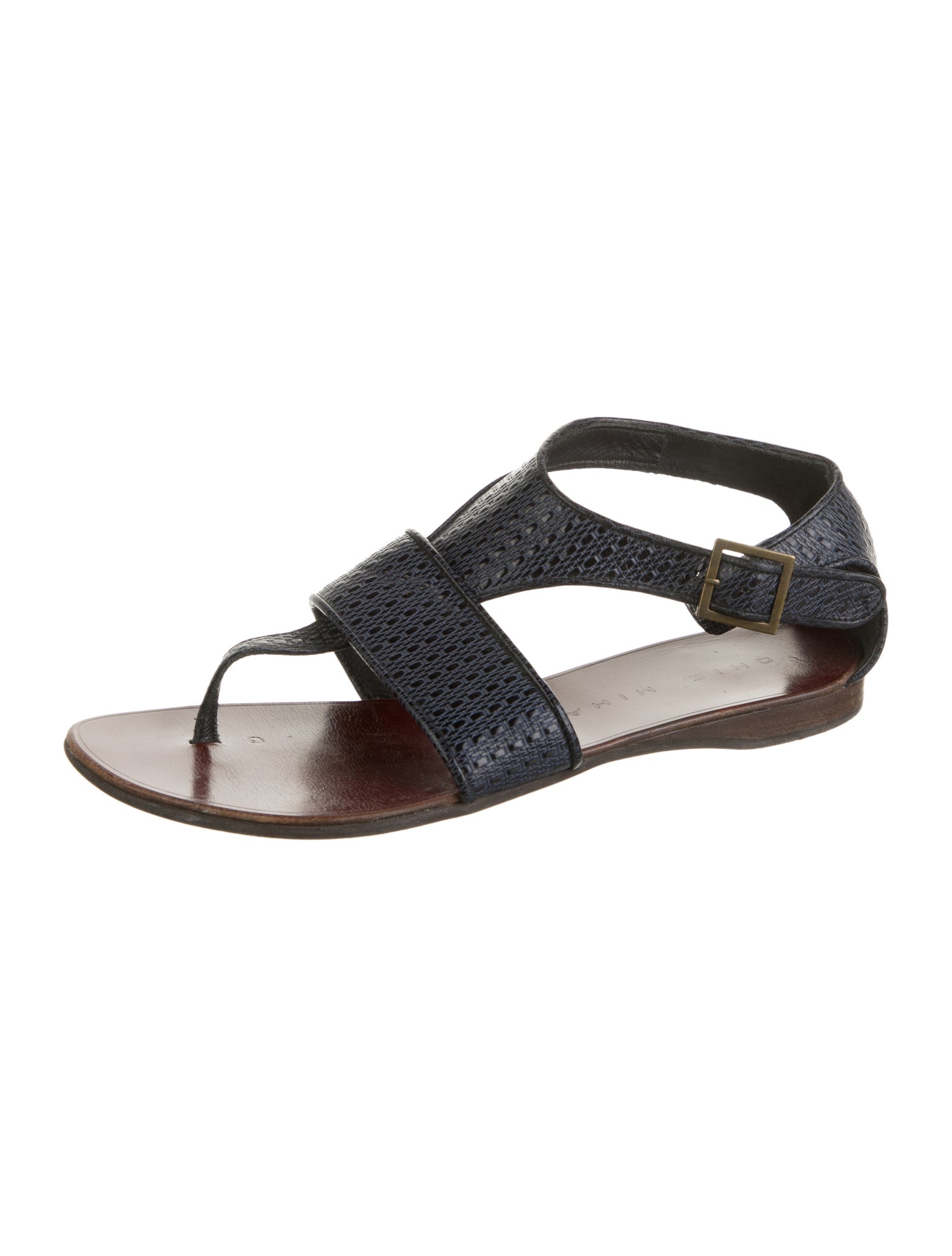 Chie Mihara Leather T-Strap Sandals