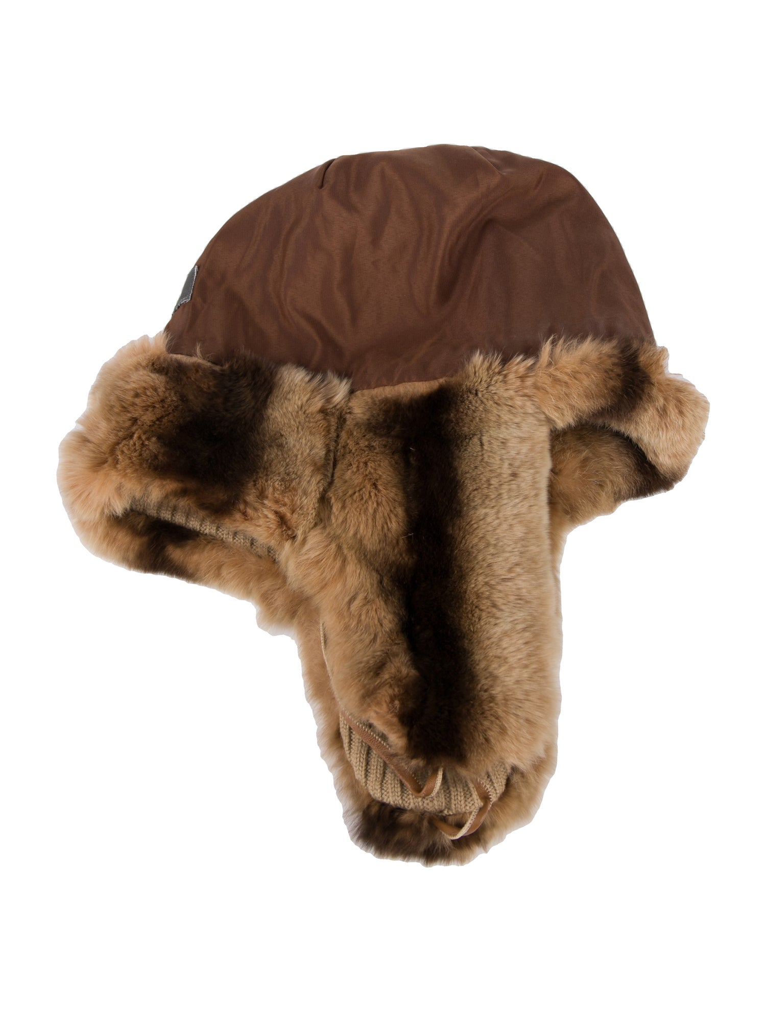 Chie Mihara Rib Knit Trapper Hat